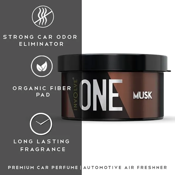 Involve_Your_Senses_One_Musk_Organic_Car_Perfume,_Involve_Your_Senses_Strong_Fiber_Air_Freshener_to_Freshen'up_Your_Car_-_IONE01-40_g,Car_Accessories_interior_car_perfumes_and_fresheners
