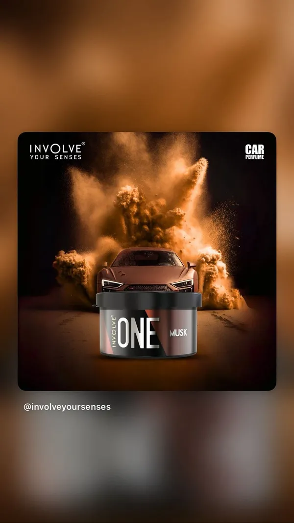 Involve_Your_Senses_One_Musk_Organic_Car_Perfume,_Involve_Your_Senses_Strong_Fiber_Air_Freshener_to_Freshen'up_Your_Car_-_IONE01-40_g,Car_Accessories_interior_car_perfumes_and_fresheners