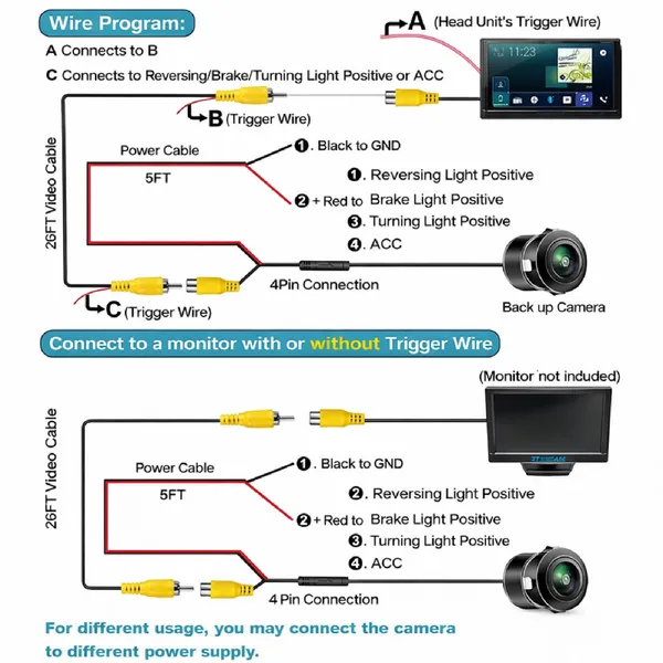 180_Deg_Fisheye_Ahd_1080P_Car_Rear_View_Camera_Universal_Fit_Backup_Camera_With_Real_Glass_Lens
