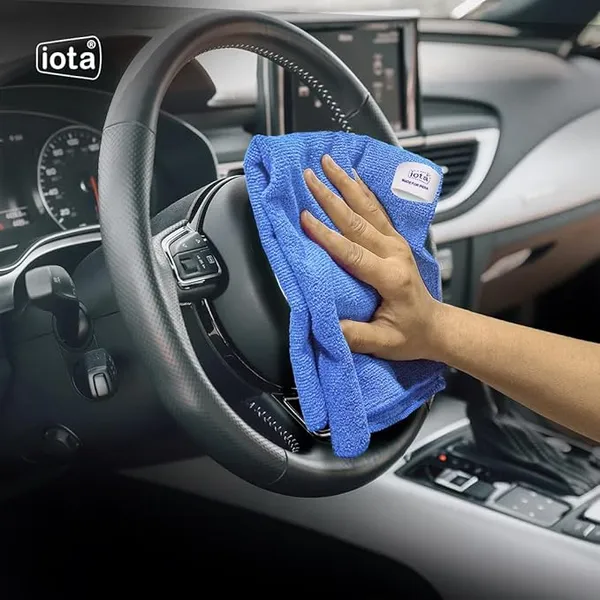 iota®_Microfiber_Cleaning_Cloth_40x40_CM_-_350_GSM_Thick_Lint_&_Streak-Free_Cloth_-_Ideal_for_Car_&_Bike_Cleaning,_Polishing,_Washing_&_Detailing_-_Automotive_Microfiber_Towels_(Pack_of_3)