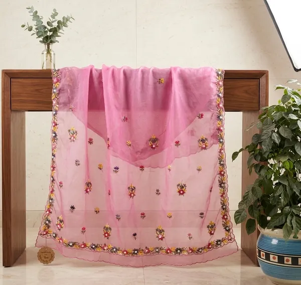 Pink_Lydia_Bennet_Organza_Handwork_Saree_For_Women