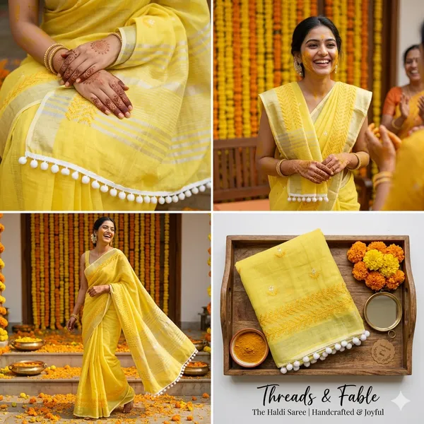 Yellow_Jane_S_Morning_Cotton_Saree_For_Women