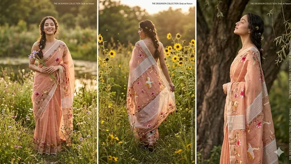 Peach_Debauchee_Of_Dew_Cotton_Saree_For_Women