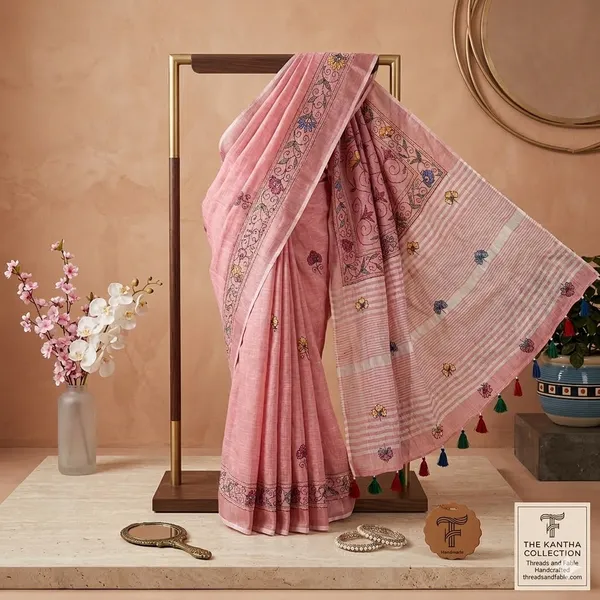 Pink_Mansfield_Manor_Linen_Saree_For_Women