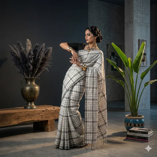 White_Baskerville_Mul_Cotton_Saree_For_Women