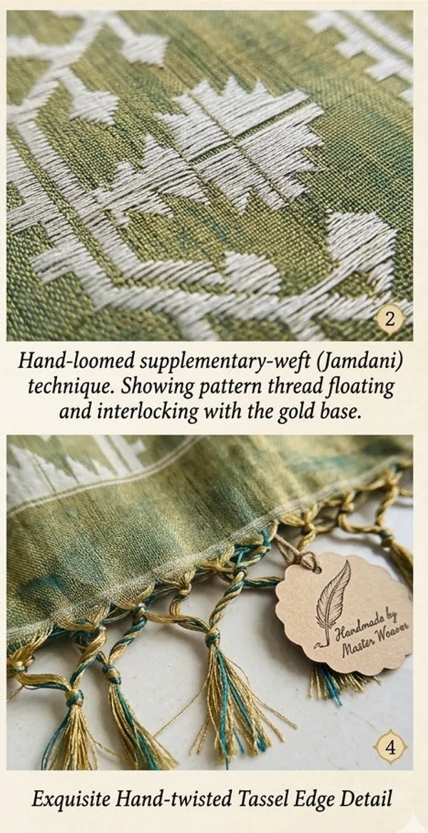 Dark_Green_Elizabeth_Verdant_Tissue_Silk_Saree_For_Women