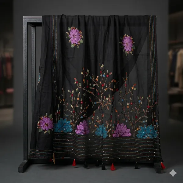Black_Catherine_Earnshaw_mul_Chanderi_Silk_Saree_For_Women