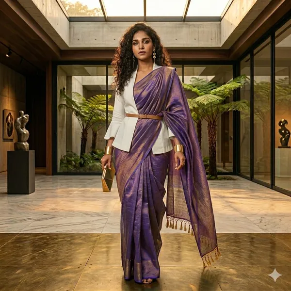 Lavender_Amba_Aura_Tissue_Linen_Saree