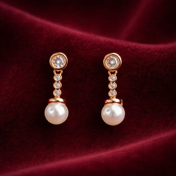 Elegant_Pearl_Drop_Rose_Earrings