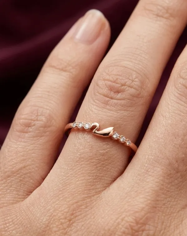 18k_Gold_Plated_Duck_Sparkling_Crystals_Rose_Ring_For_Women