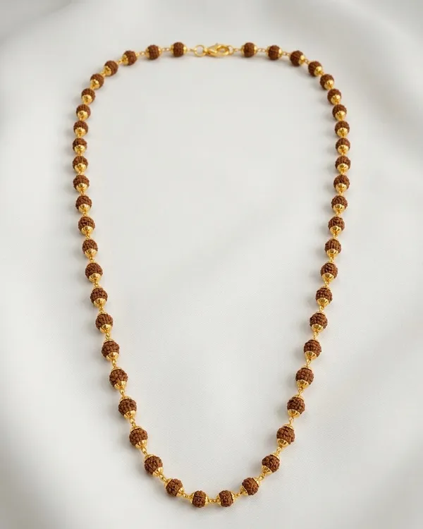 Original_Rudraksha_Mala_With_Gold_Plated_Capped_For_Men