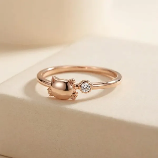 Cute_Cat_Rose_Ring