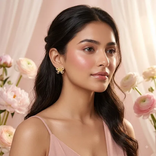 Golden_Blossom_Flower_Earrings