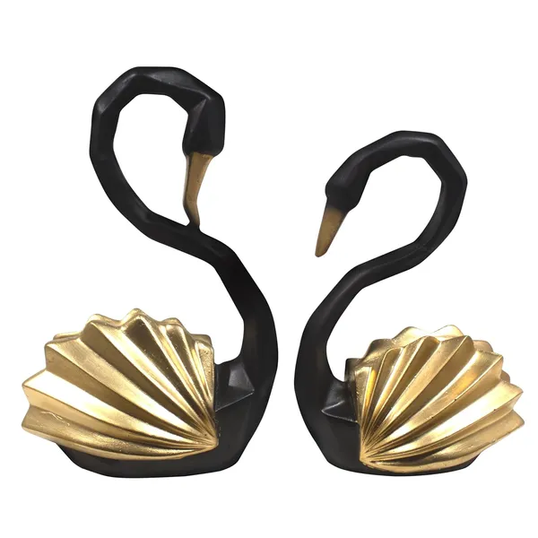 Decorative_Swan_Pair_Showpiece_Black_&_Gold