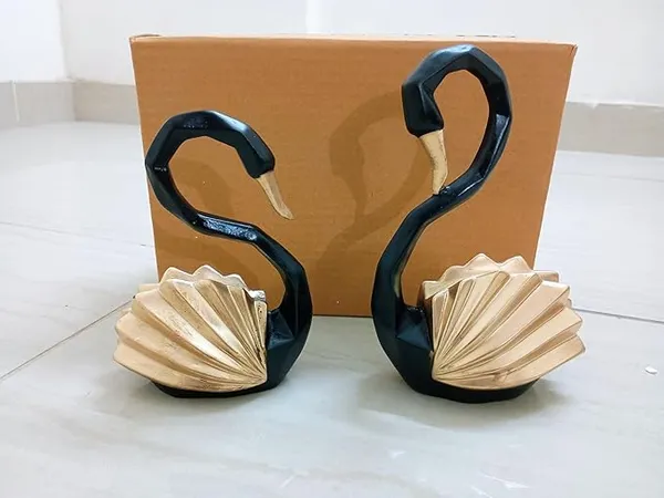 Decorative_Swan_Pair_Showpiece_Black_&_Gold