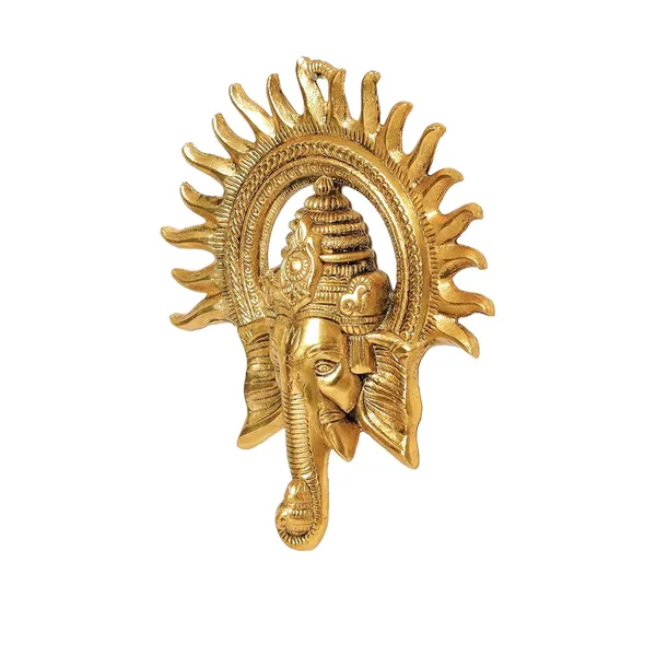 Brass_Lord_Ganesha_Wall_Hanging_With_Sun_Halo