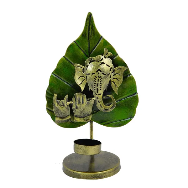 Decorative_Metal_Leaf_Stand_With_Ganesha_Design_Home_Decor_Showpiece