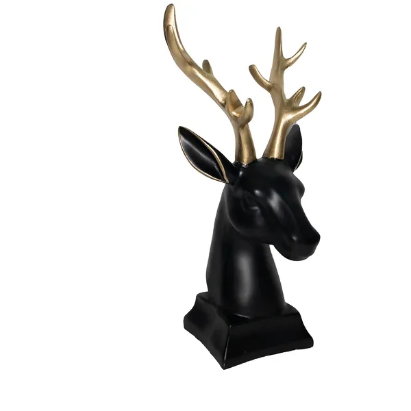 Black_Deer_Head_Decorative_Showpiece_With_Golden_Antlers