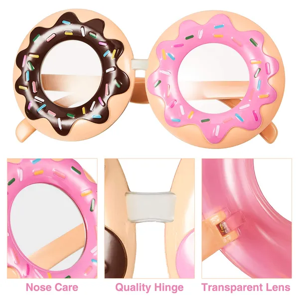 Donut_Shaped_Novelty_Sunglasses_Party_Prop_Fun_Glasses_Set_Of_2