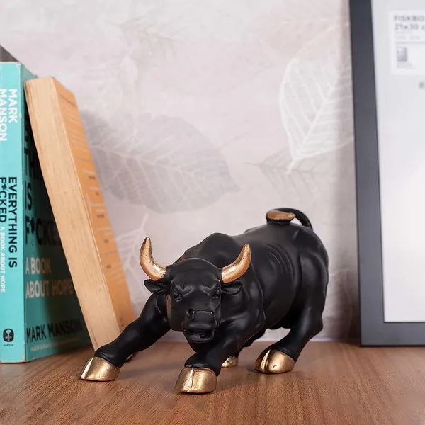 Black_Bull_Figurine_With_Golden_Accents_Decorative_Showpiece