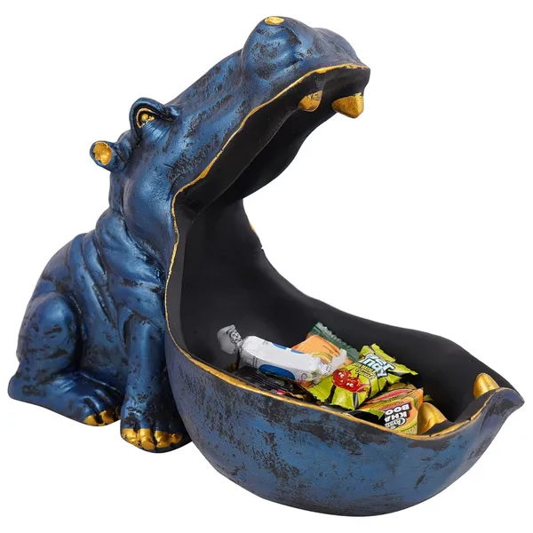 Blue_Hippo_Decorative_Storage_Bowl_Quirky_AnimalShaped_Candy_Dish_With_Gold_Accents