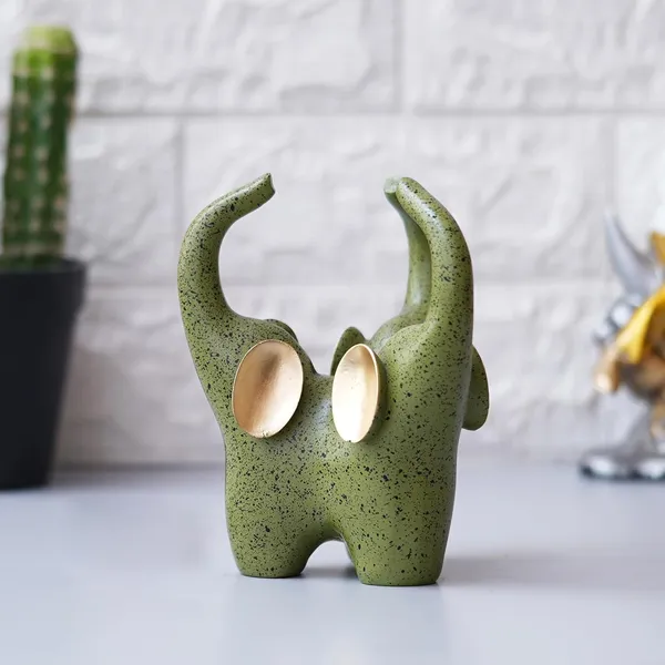 Green_Ceramic_Bull_Ring_Holder_With_Gold_Accents