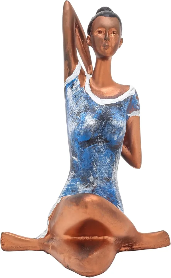 Set_Of_3_Decorative_Yoga_Figurines_Blue_Dress_Copper_Finish