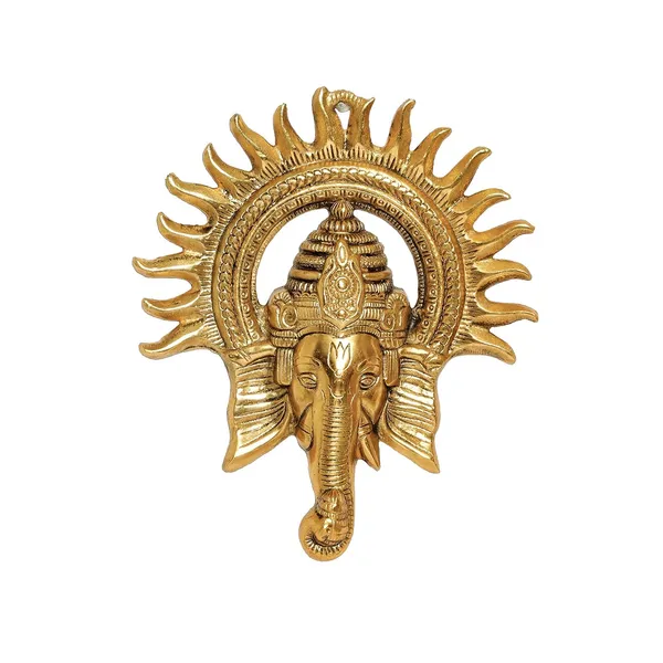 Brass_Lord_Ganesha_Wall_Hanging_With_Sun_Halo
