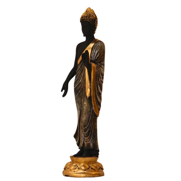 Standing_Buddha_Statue_With_Golden_Accents_Home_Decor_Figurine