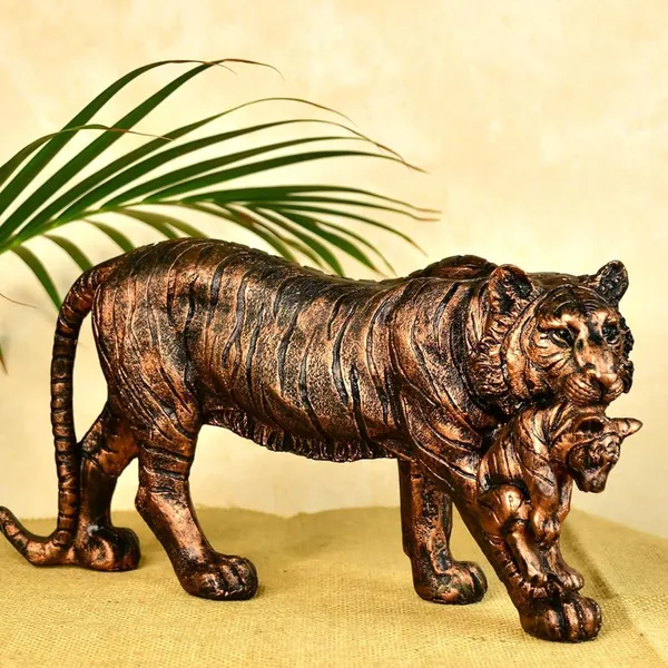 Antique_Bronze_Finish_Tiger_Figurine_Showpiece_Home_Decor_Sculpture