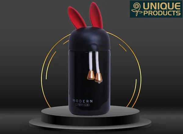 Modern_Lifestyle_Vacuum_Flask_With_Bunny_Ears_350Ml_Stainless_Steel_Thermos_Bottle