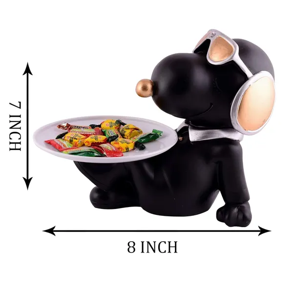 Black_Monkey_Butler_Decorative_Serving_Tray_Holder_With_Headphones_7X8_Inch