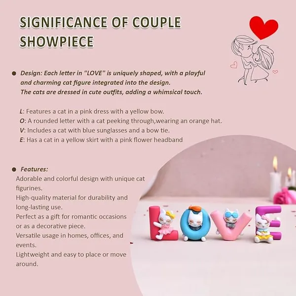 Love_Letter_Decorative_Showpiece_With_Adorable_Cat_Figurines_Set_Of_4_Letters