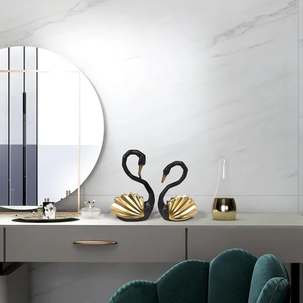 Decorative_Swan_Pair_Showpiece_Black_&_Gold