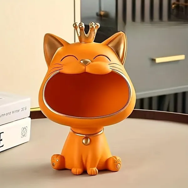 Cat_Shaped_Storage_Organizer_With_Crown_Desktop_Coin_Tray_And_Jewelry_Holder