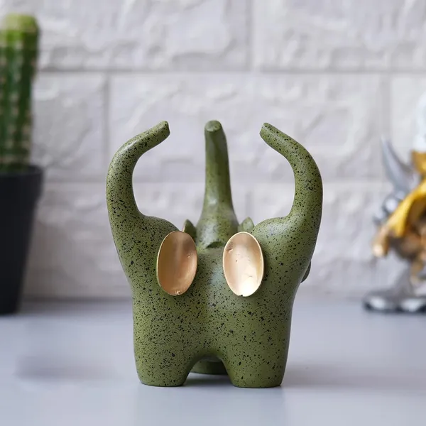 Green_Ceramic_Bull_Ring_Holder_With_Gold_Accents