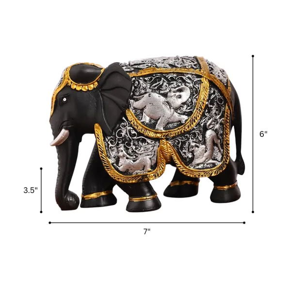 Decorative_Black_Elephant_Figurine_With_Silver_Detailing