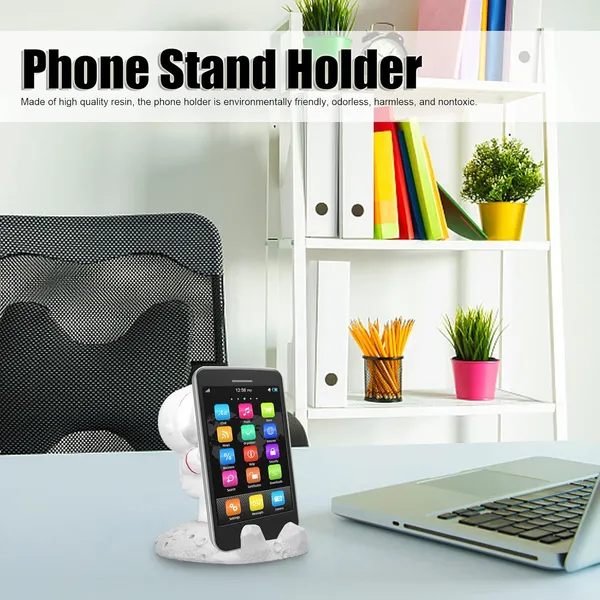 Astronaut_Smartphone_Stand_White_Desktop_Phone_Holder