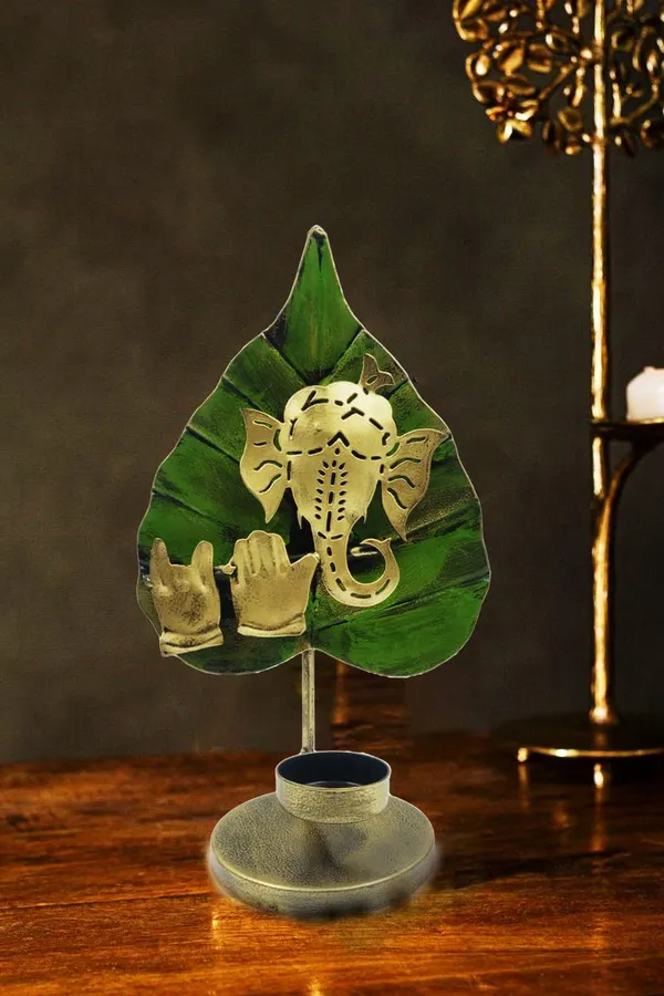 Decorative_Metal_Leaf_Stand_With_Ganesha_Design_Home_Decor_Showpiece