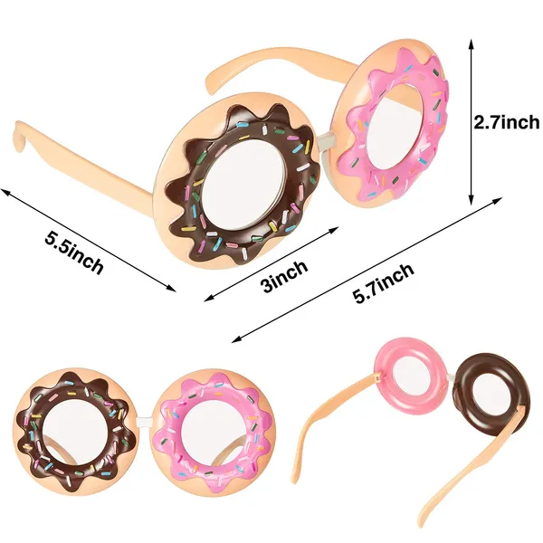 Donut_Shaped_Novelty_Sunglasses_Party_Prop_Fun_Glasses_Set_Of_2