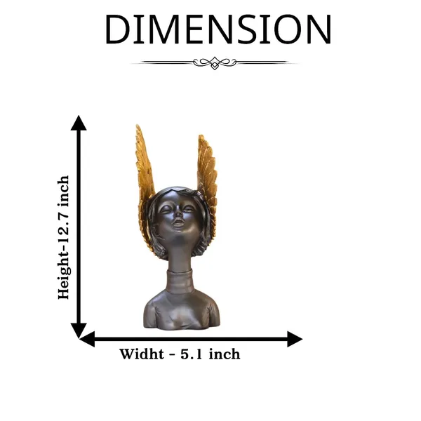 Golden_Wings_Decorative_Bust_Sculpture_Black_And_Gold_Angel_Figurine