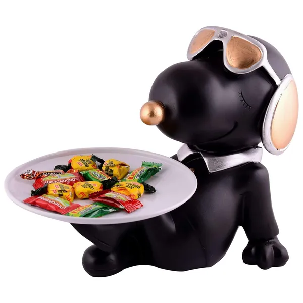 Black_Monkey_Butler_Decorative_Serving_Tray_Holder_With_Headphones_7X8_Inch