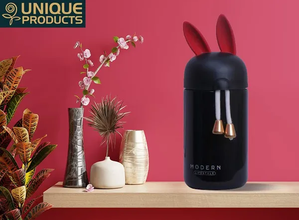 Modern_Lifestyle_Vacuum_Flask_With_Bunny_Ears_350Ml_Stainless_Steel_Thermos_Bottle