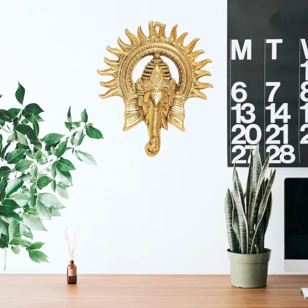 Brass_Lord_Ganesha_Wall_Hanging_With_Sun_Halo