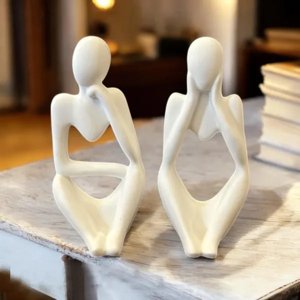 Modern_White_Abstract_Sitting_Figurine_Set_Of_2_Decorative_Sculpture