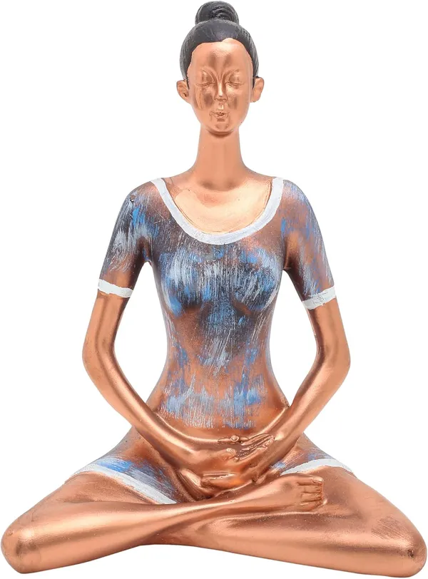 Set_Of_3_Decorative_Yoga_Figurines_Blue_Dress_Copper_Finish