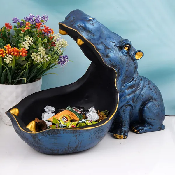 Blue_Hippo_Decorative_Storage_Bowl_Quirky_AnimalShaped_Candy_Dish_With_Gold_Accents