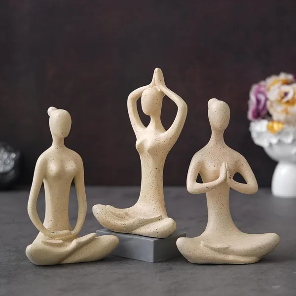 Set_Of_3_Yoga_Meditation_Figurines_Sandstone_Finish_Home_Decor
