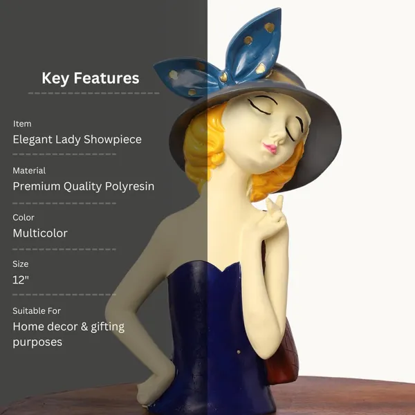Elegant_Lady_Showpiece_With_Hat_And_Bow_Blue_Dress_Decorative_Figurine