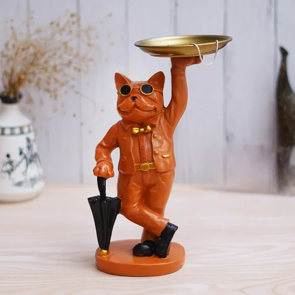 Orange_Cat_Butler_Statue_With_Tray_Decorative_Accent_Table_Organizer